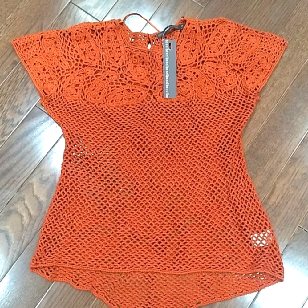 crocheted top NWT